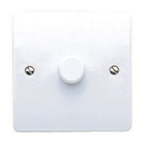 MK White profile Single 2 way Dimmer switch