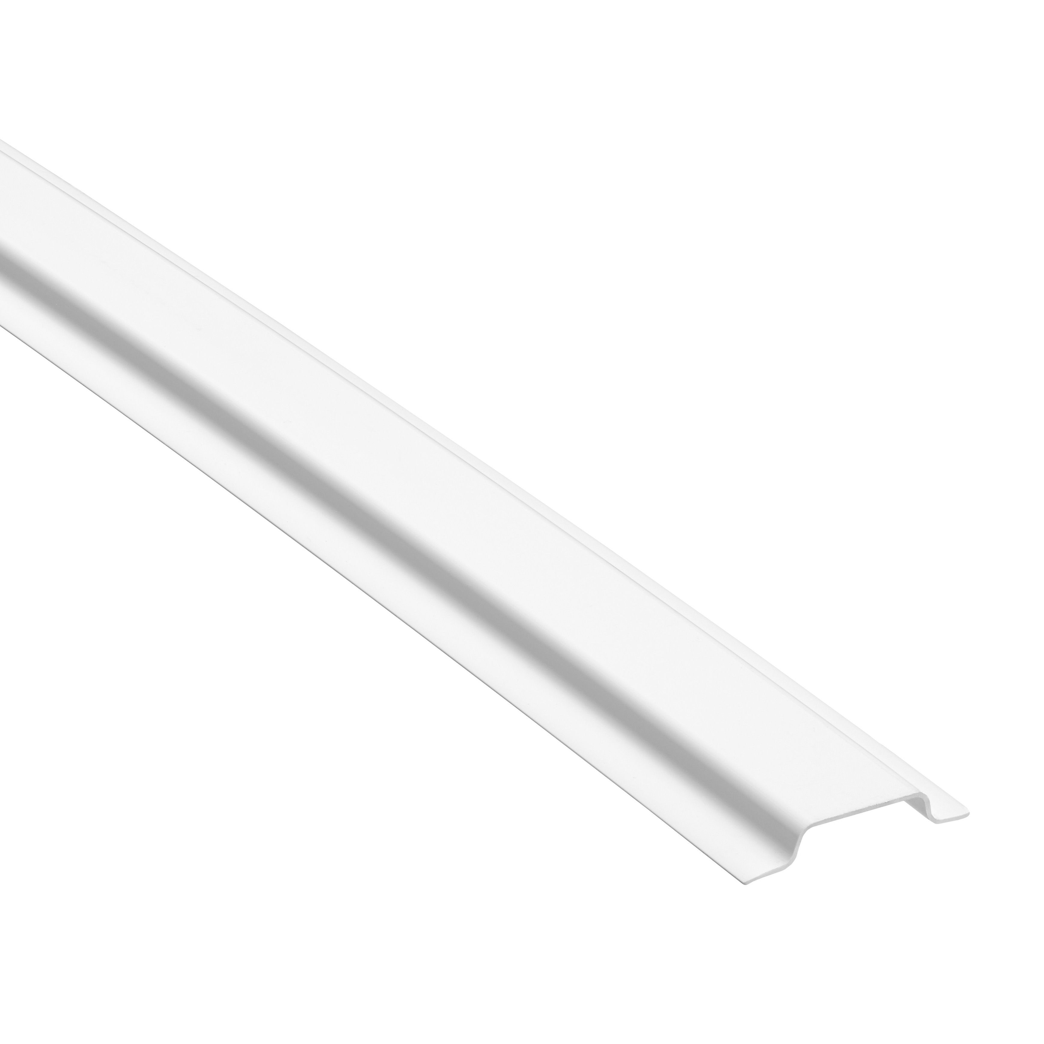 MK White Rectangular Trunking length 3m