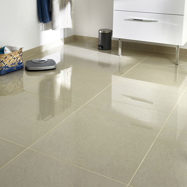Modenia Beige High Gloss Travertine, B Q Kitchen Floor Tiles Clearance