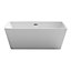Modern White Acrylic Rectangular Freestanding Bath (L)1700mm (W)800mm