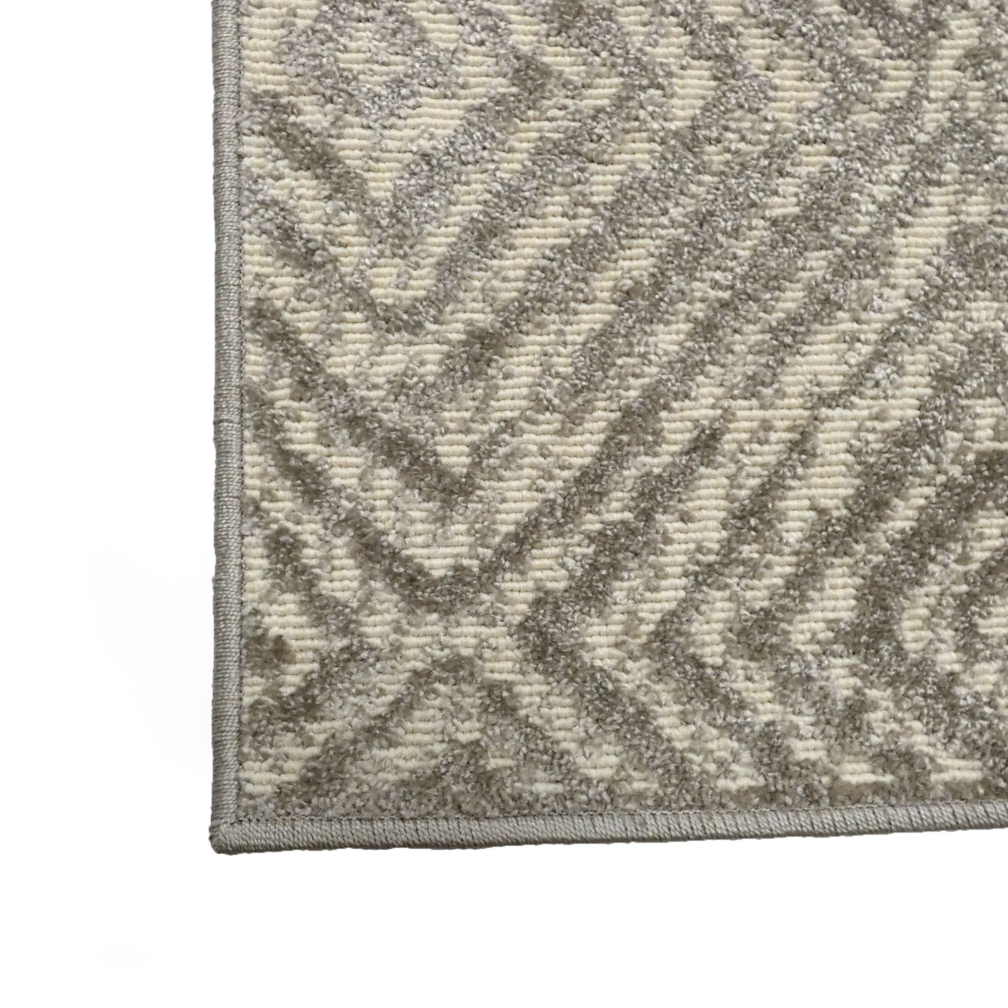 Monaco Beige Diamond Large Indoor & outdoor Rug, (L)235cm x (W)160cm