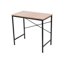 Mondovi Matt oak effect Desk (H)75cm (W)80cm (D)45cm