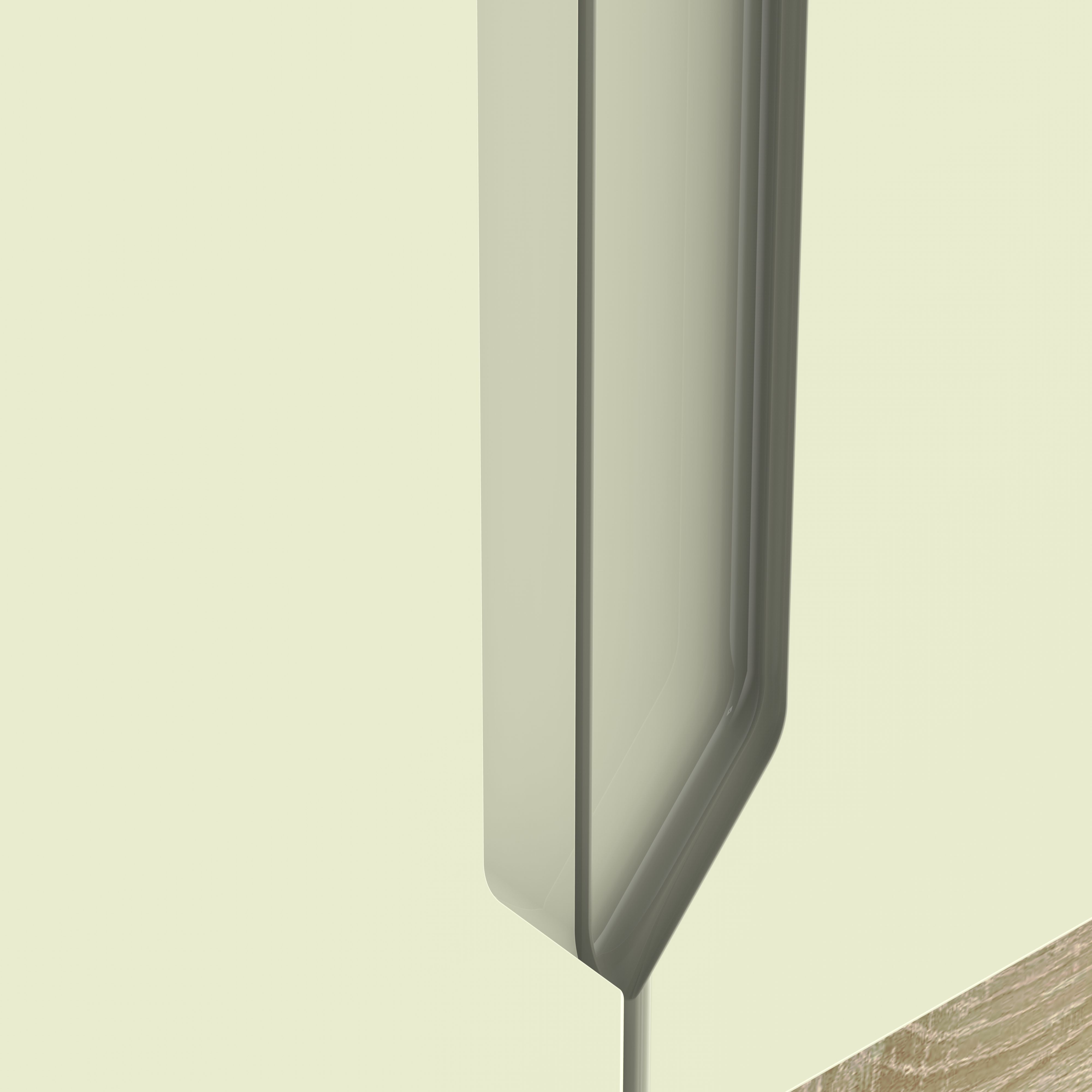 Monte carlo Ready assembled Cream oak effect Double Wardrobe (H)1960mm (W)765mm (D)530mm