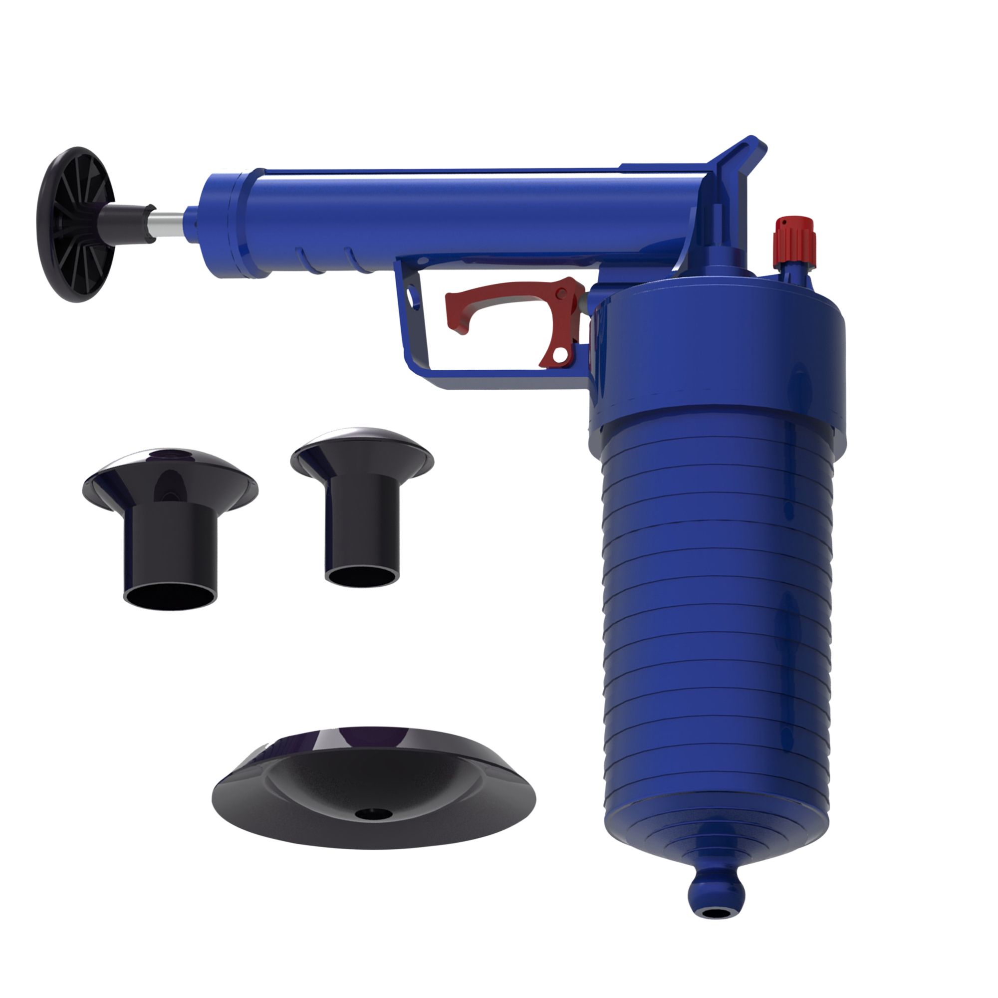 Carlisle Power Plunger – Ergonomischer Pümpel, 56 Cm Lang, Schwarz, Mit Gummigriff