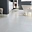 Monzie White Matt Ceramic Floor Tile, Pack of 16, (L)300mm (W)300mm