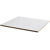 Monzie White Satin Ceramic Wall & floor Tile, Pack of 13, (L)333mm (W)333mm