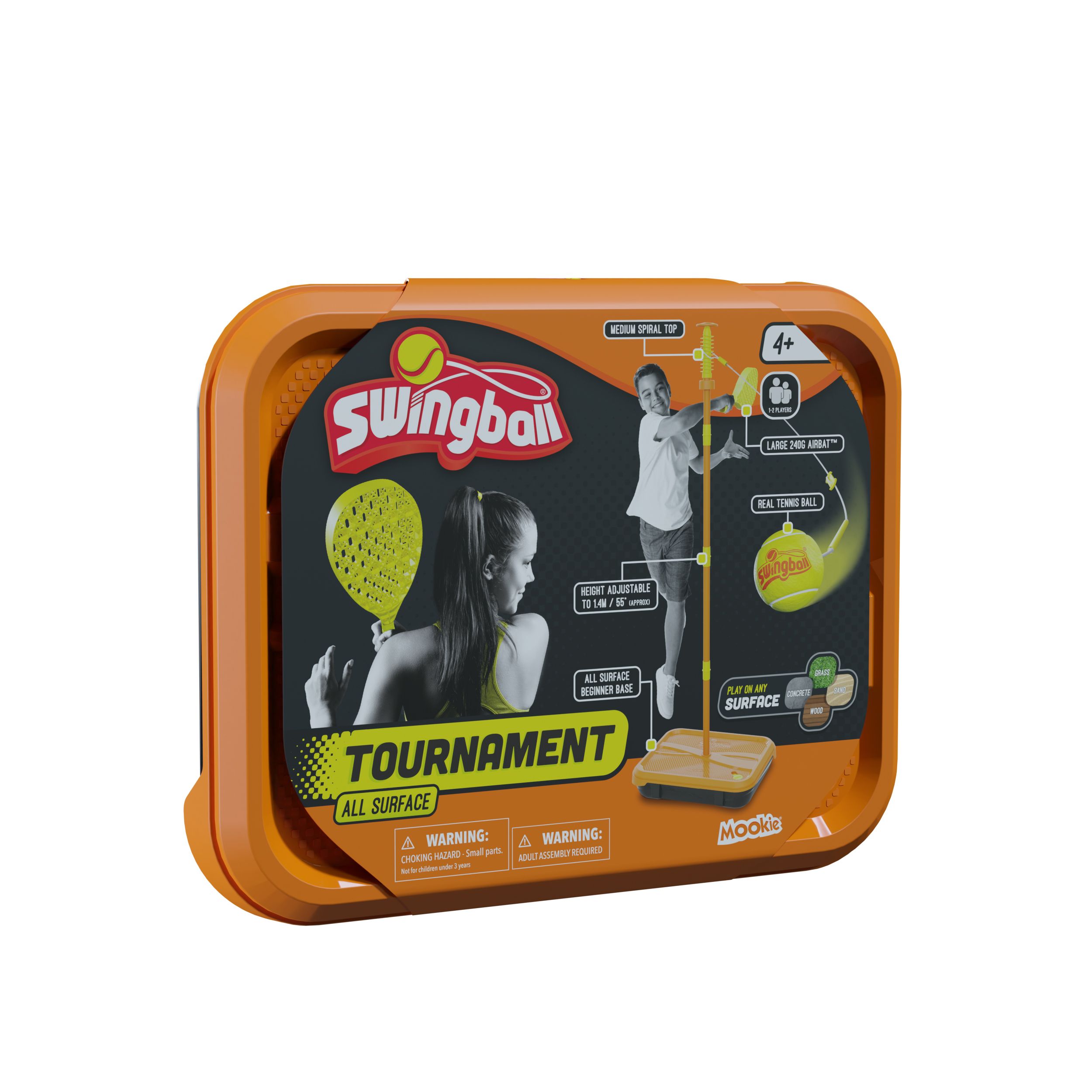 Mookie Kids Orange & black Swingball Set