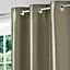 Morea Light green Plain woven Lined Eyelet Curtain (W)117cm (L)137cm, Pair