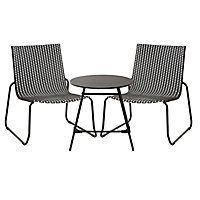 Morillo Metal 2 seater Table & chair set