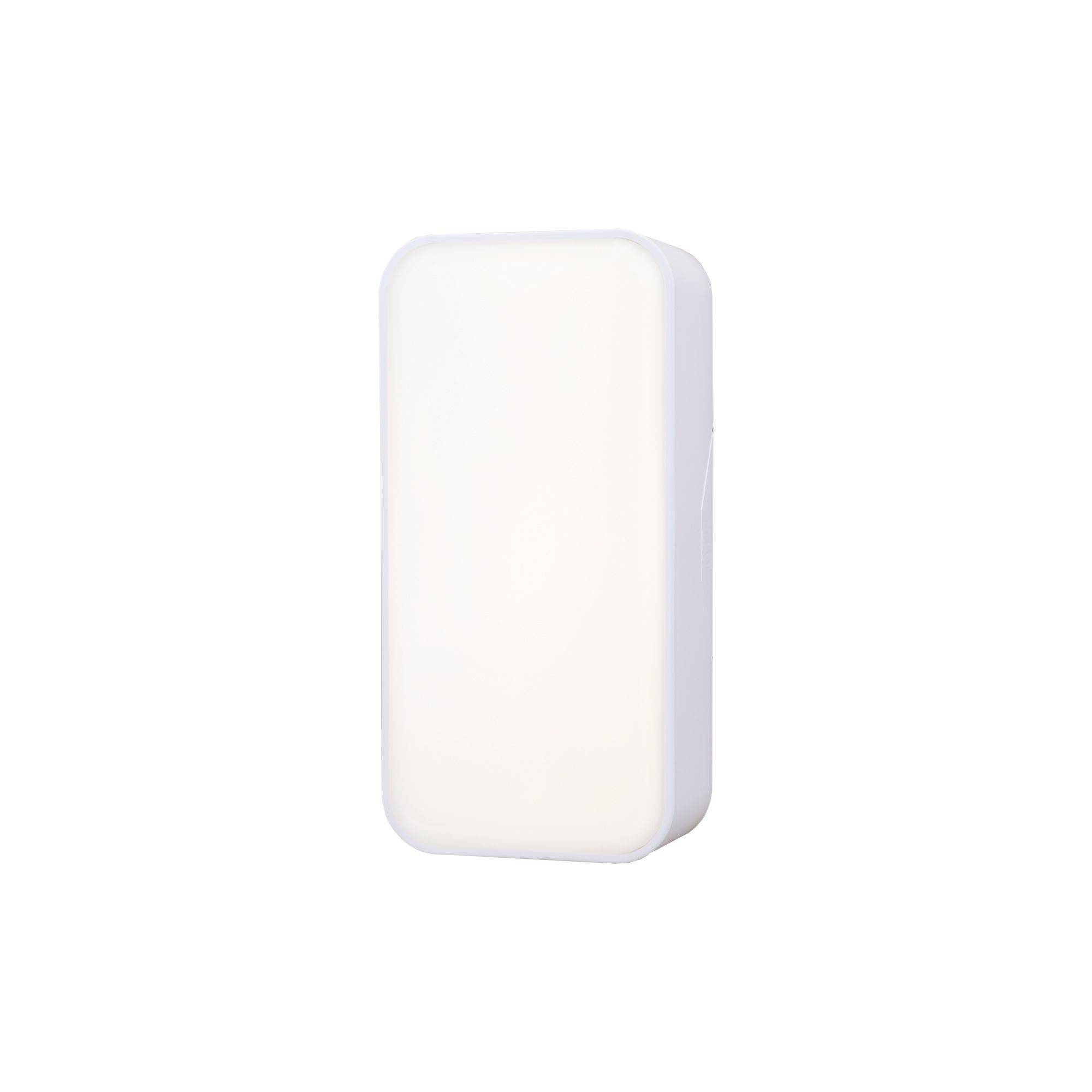 Morseby Matt White Wired LED Bulkhead light