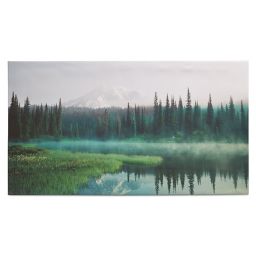 Mountain Green Canvas art (H)900mm (W)500mm