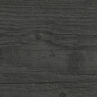 Mountain Timber Wood effect Black Worktop edging tape, (L)1.5m (W)42mm