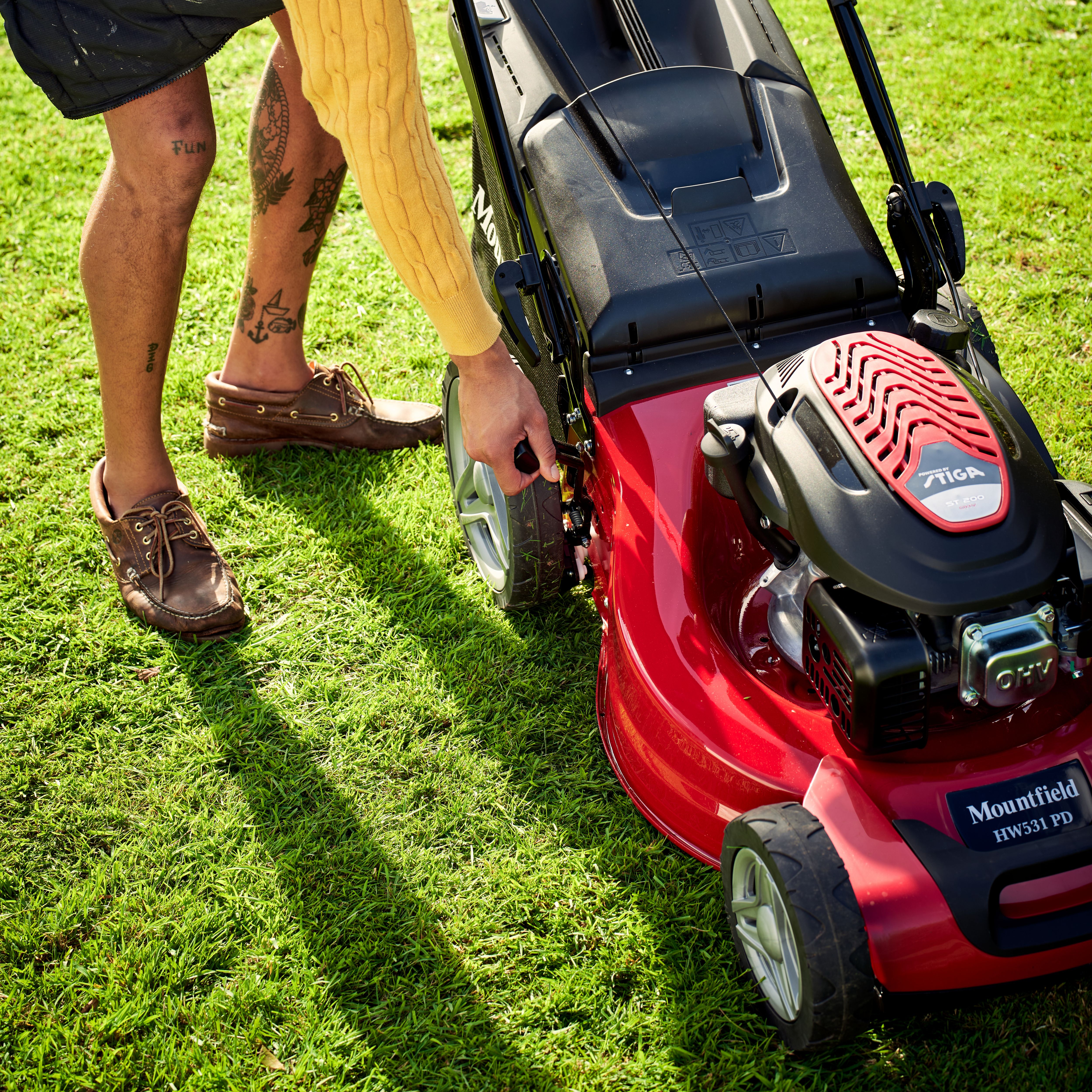 Mountfield HW531 PD 294556043 M22 196cc Petrol Rotary Lawnmower