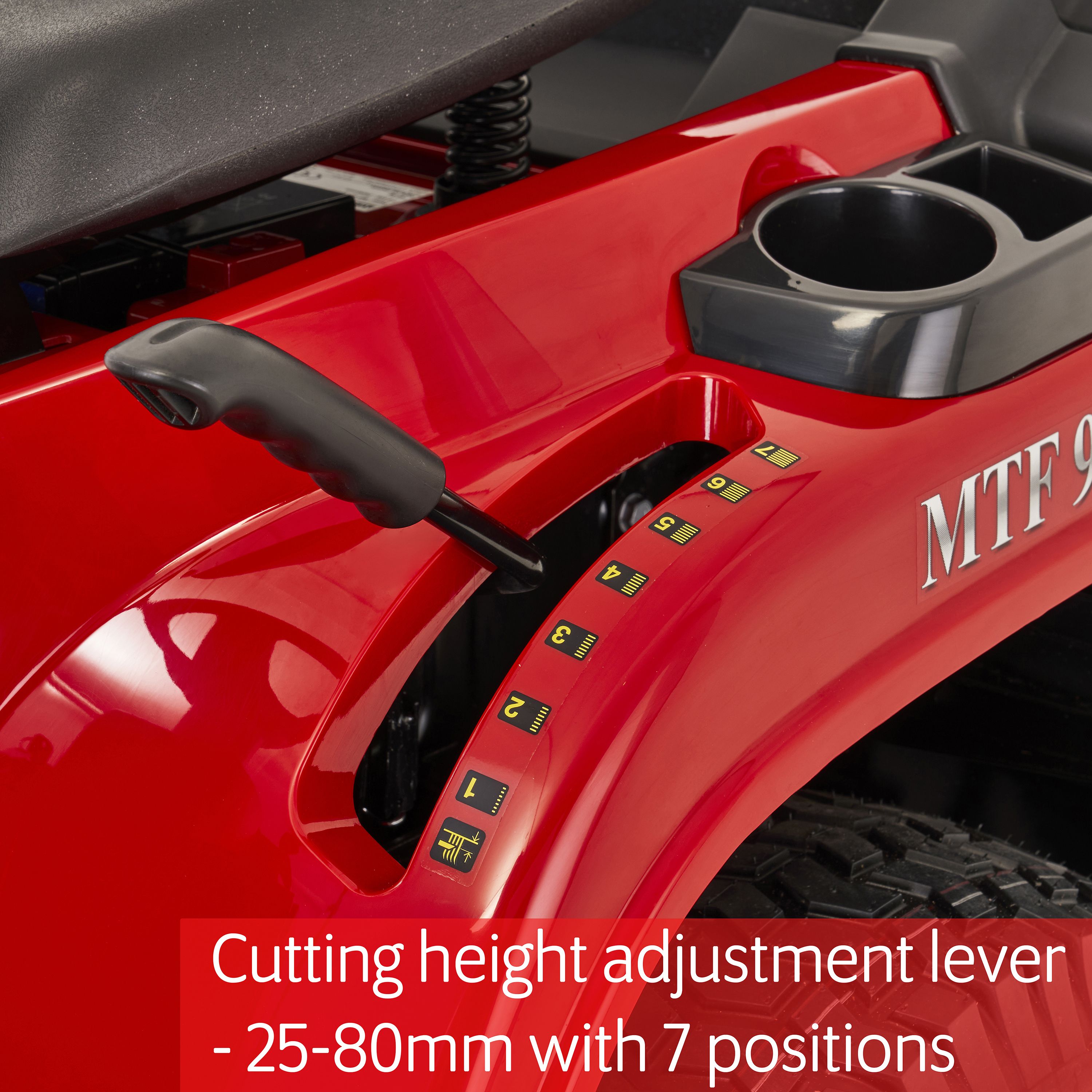 Mountfield MTF 98H Petrol Ride-on lawnmower 452cc