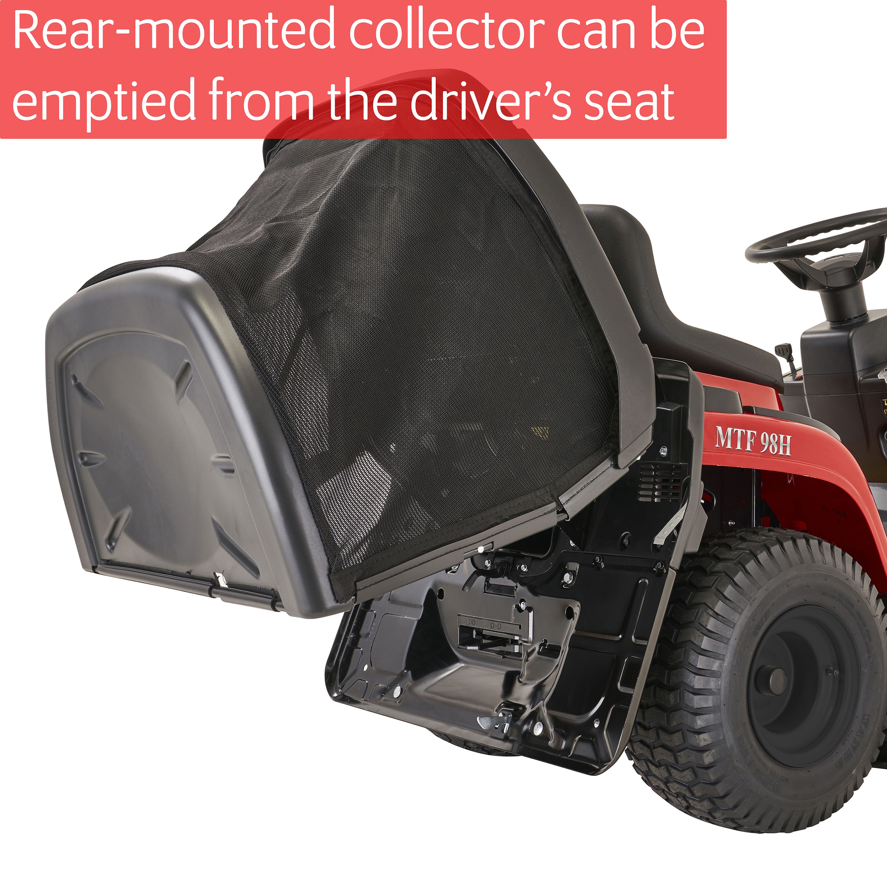 Mountfield MTF 98H Petrol Ride-on lawnmower 452cc