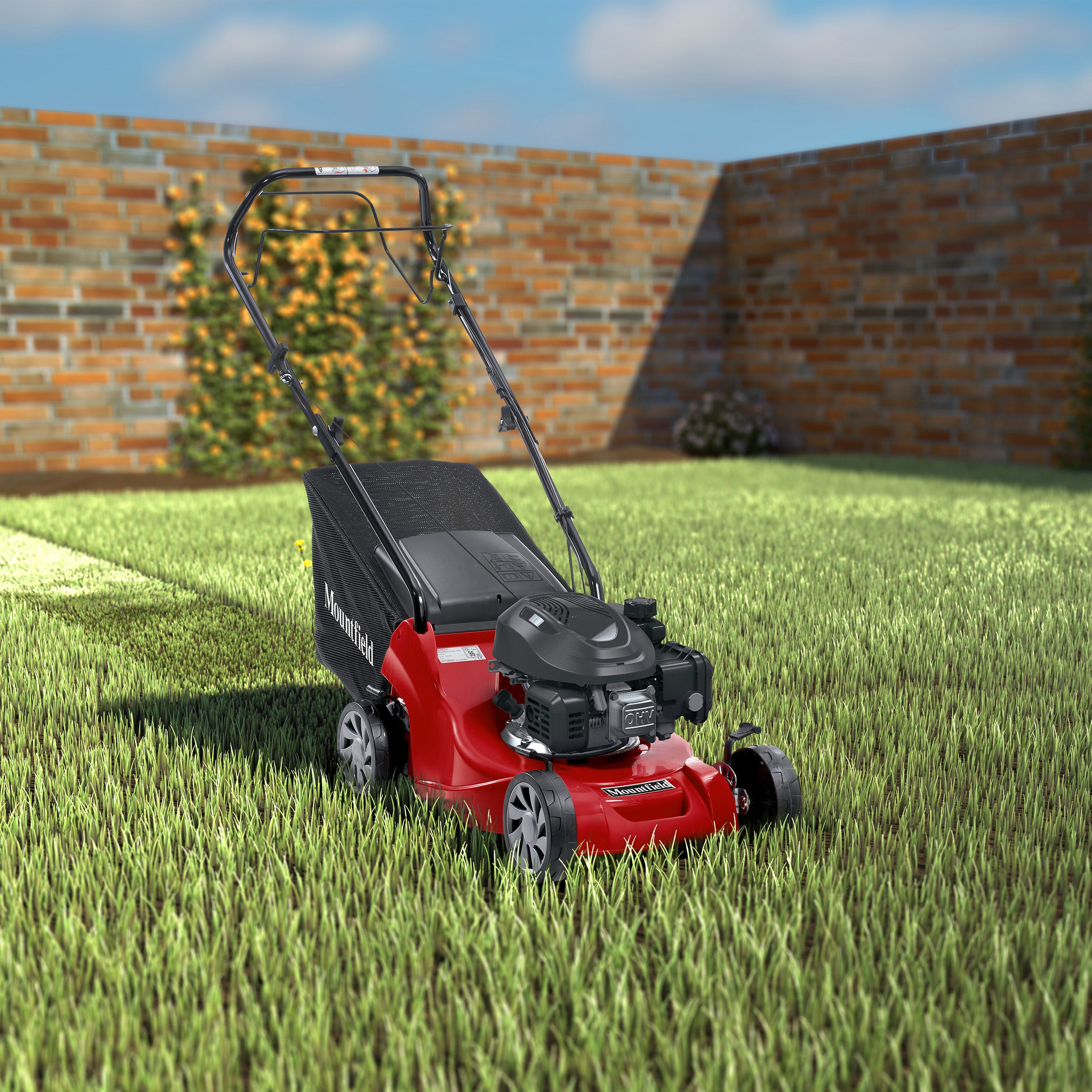 Mountfield lawn mower online roller attachment