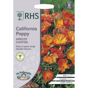 Mr Fothergill’s RHS Apricot Chiffon California Poppy Seed