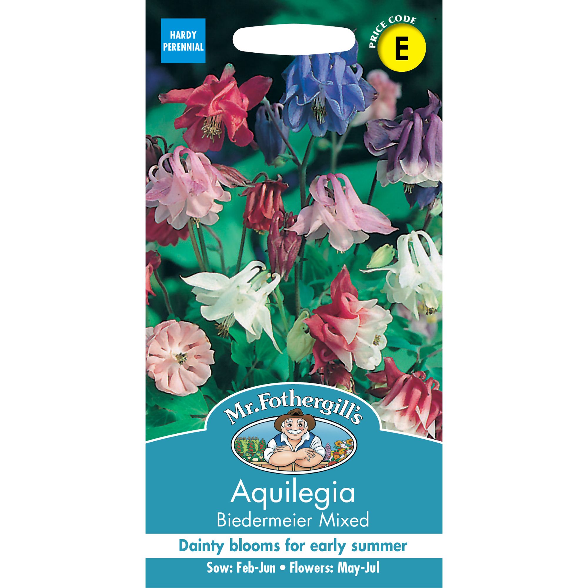 Mr Fothergills Biedermeier Mixed Aquilegia Flower Seeds