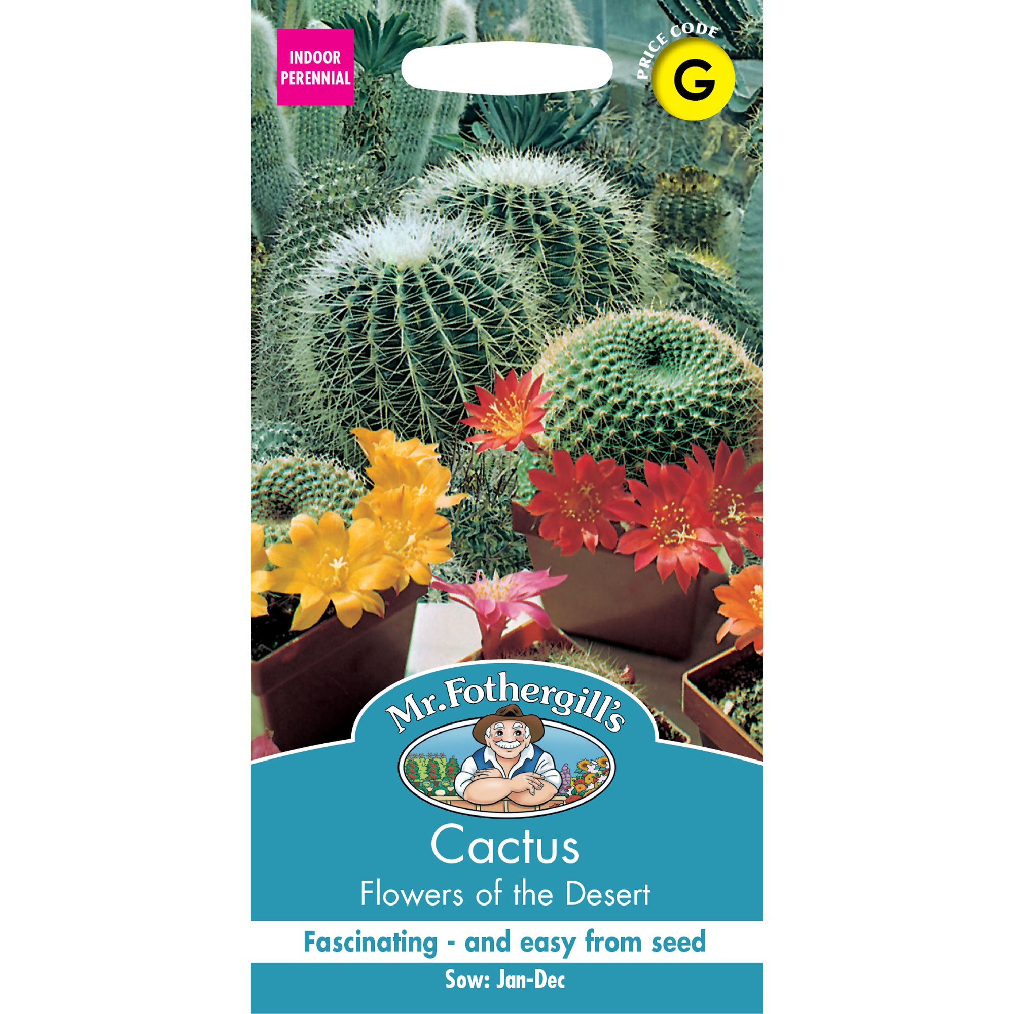 Mr Fothergills Flowers of the Desert Cactus Flower Seeds