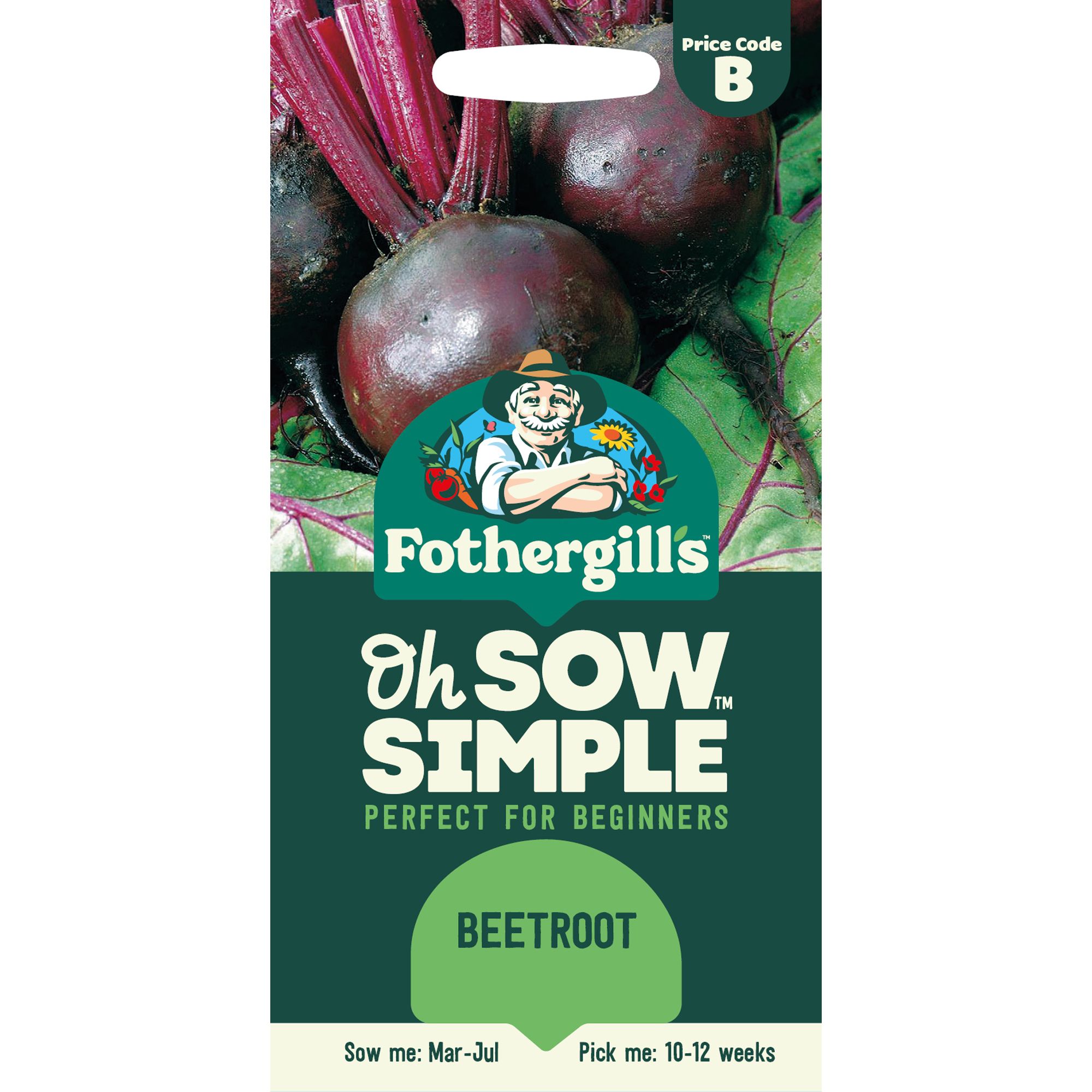 Mr Fothergills Oh Sow Simple Beetroot Vegetable Seeds