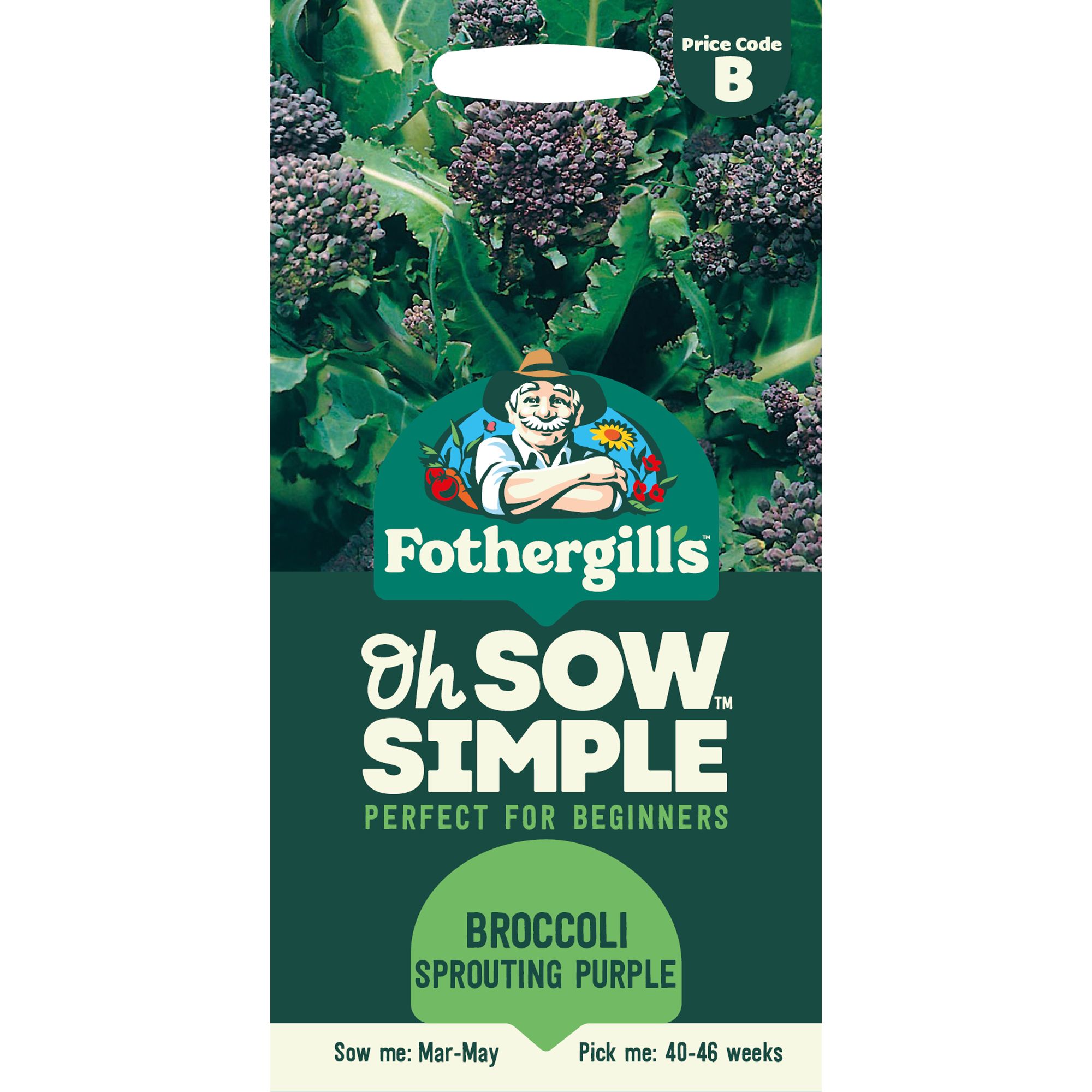 Mr Fothergills Oh Sow Simple Broccoli Vegetable Seeds