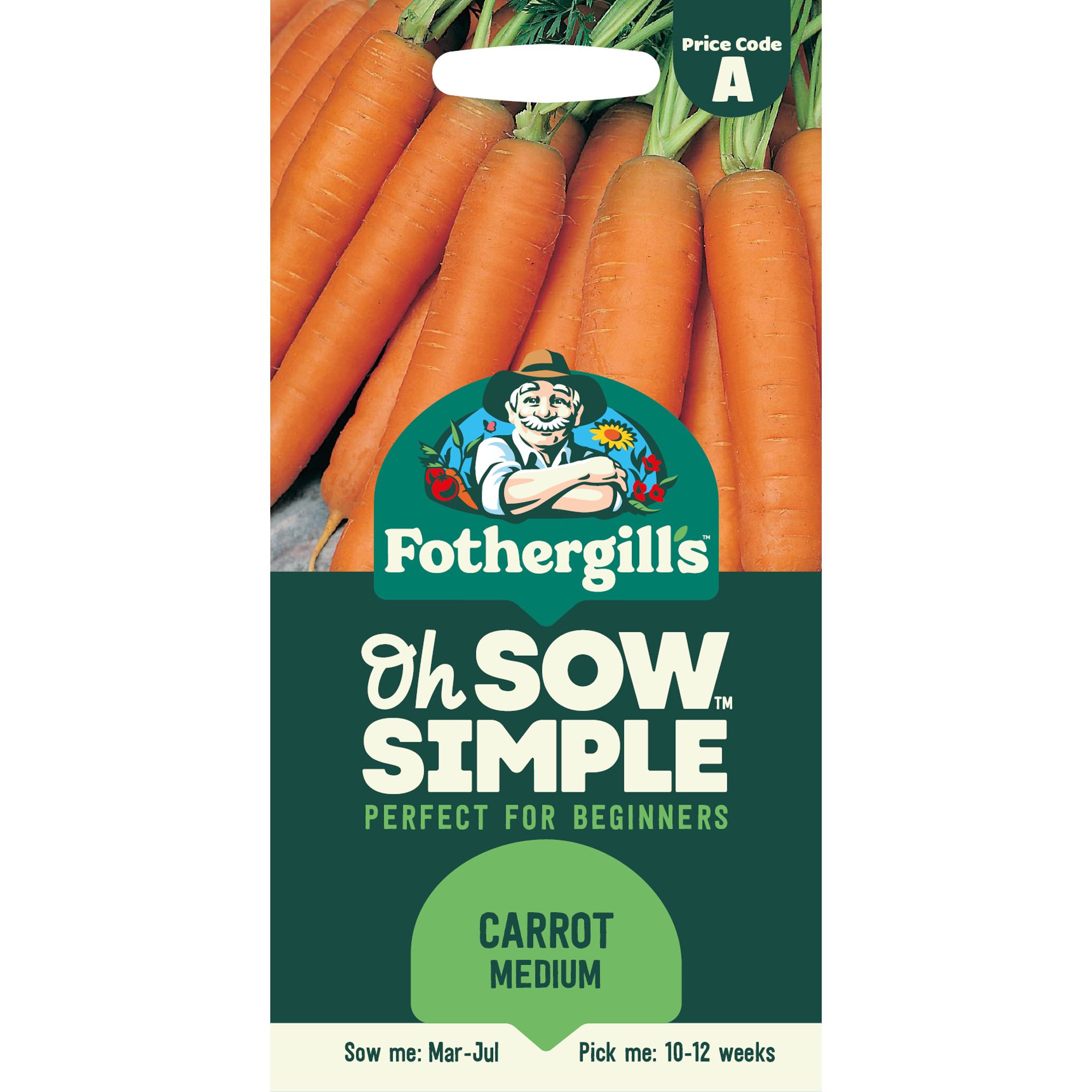 Mr Fothergills Oh Sow Simple Carrot 'Nates 5' Vegetable Seeds