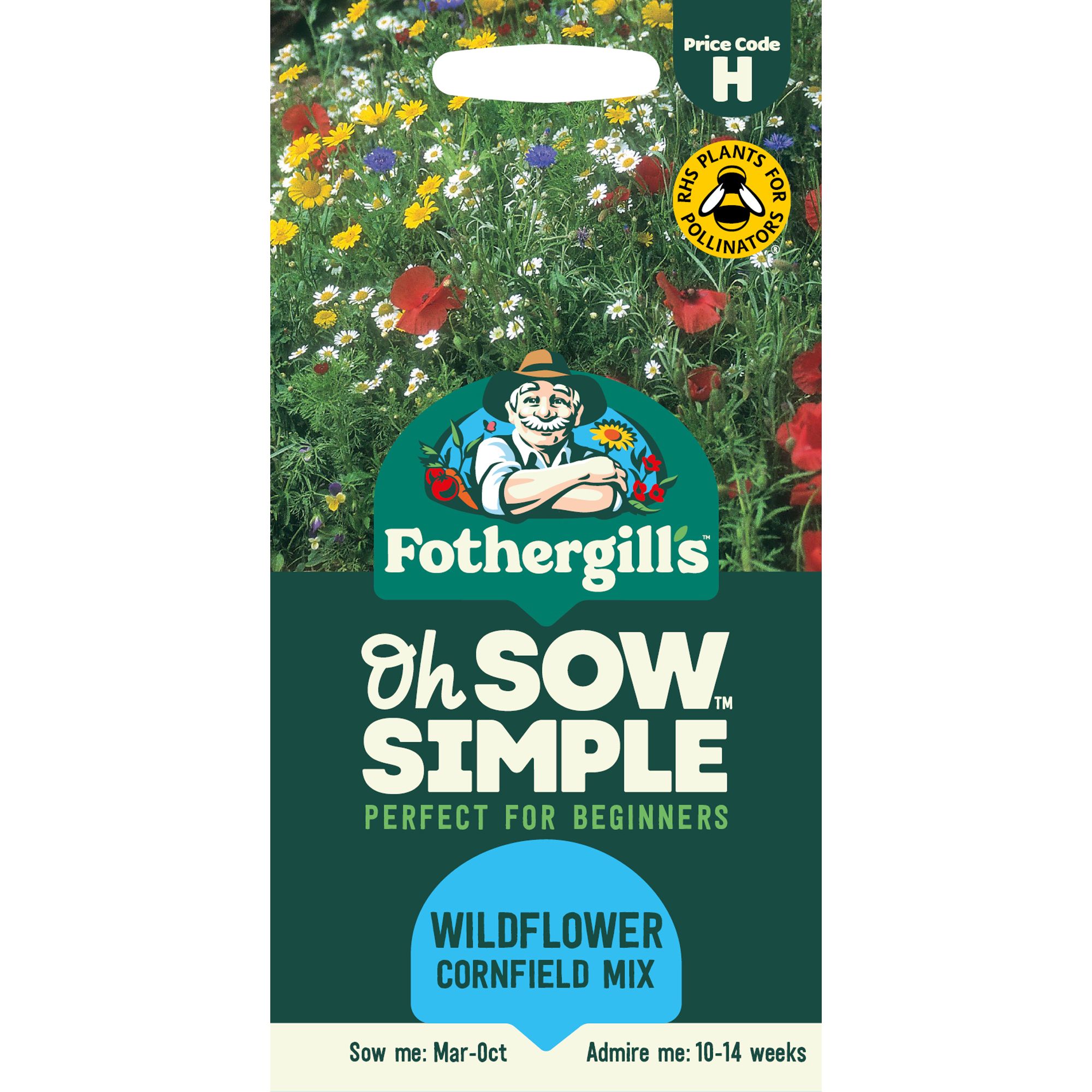 Mr Fothergills Oh Sow Simple Cornfield Mix Flower Seeds