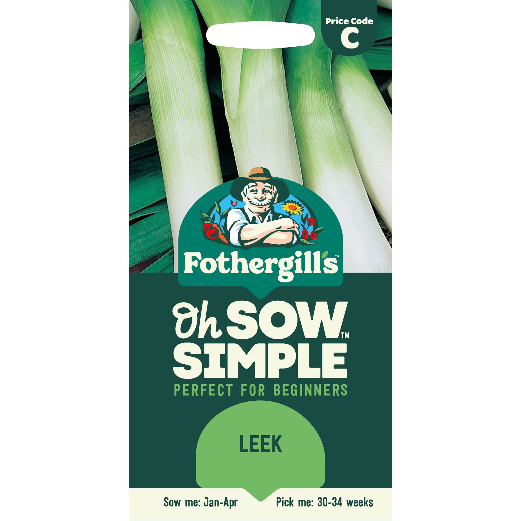 Mr Fothergills Oh Sow Simple Leek Vegetable Seeds