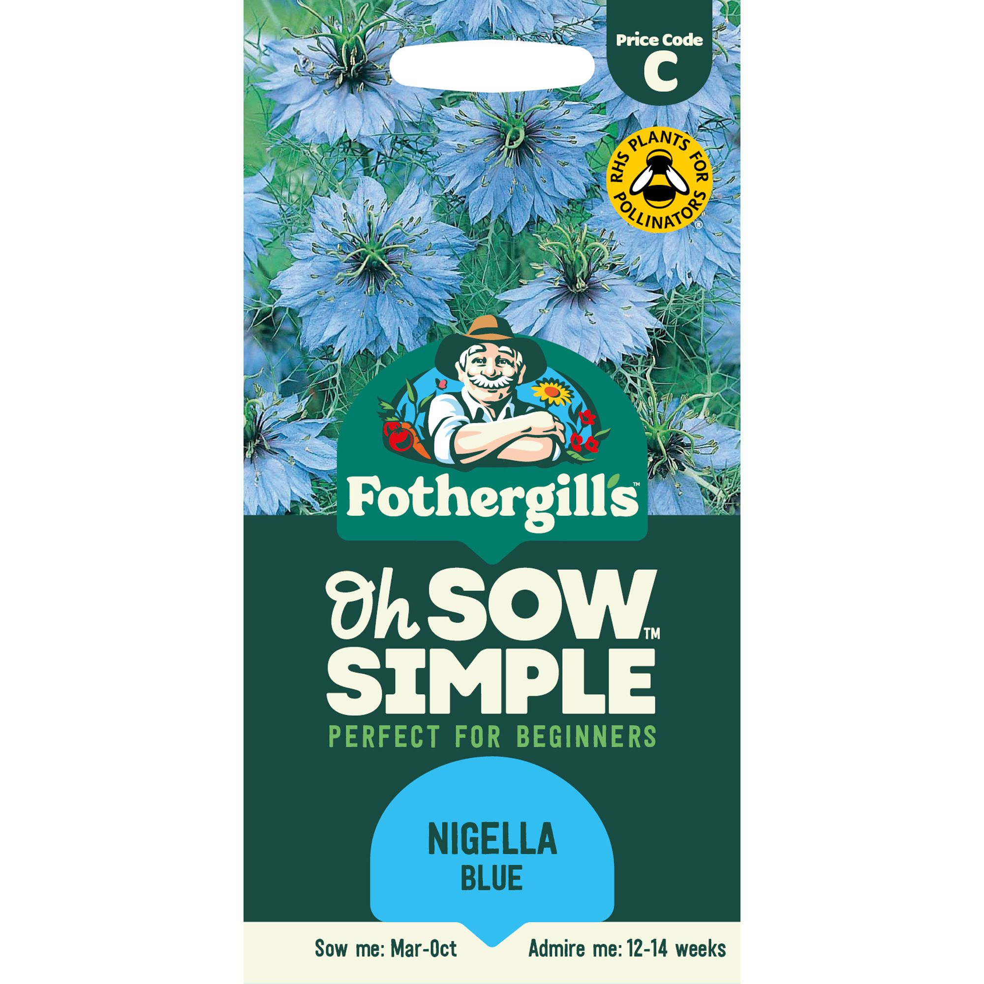 Mr Fothergills Oh Sow Simple Miss Jekyll Nigella Flower Seeds