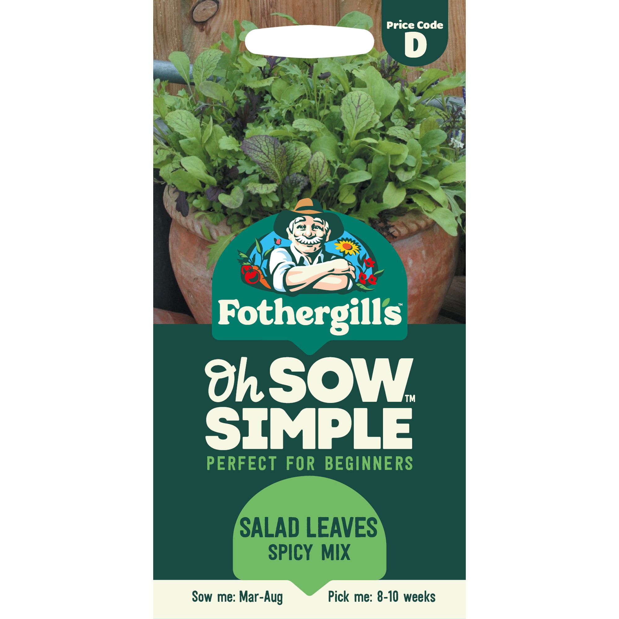 Mr Fothergills Oh Sow Simple Salad Vegetable Seeds