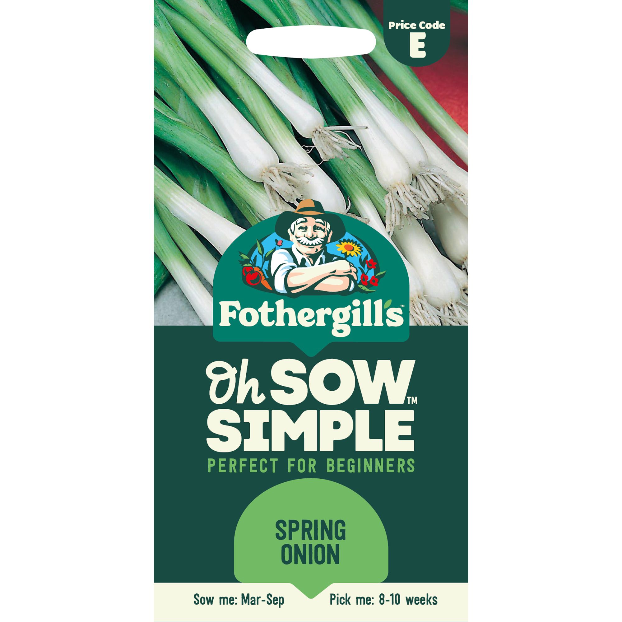 Mr Fothergills Oh Sow Simple Spring onion Vegetable Seeds