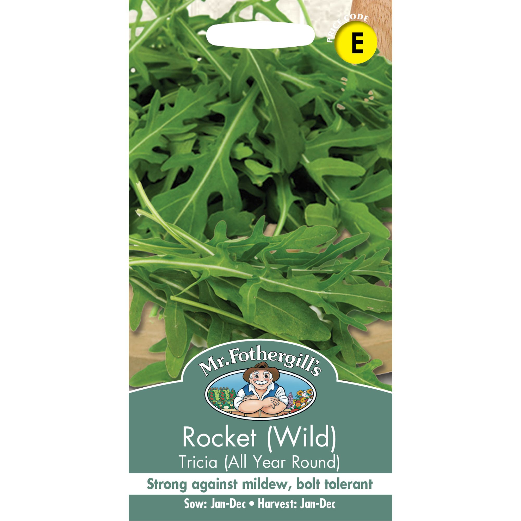 Mr Fothergills Rocket 'Tricia All Year Round' Vegetable Seeds