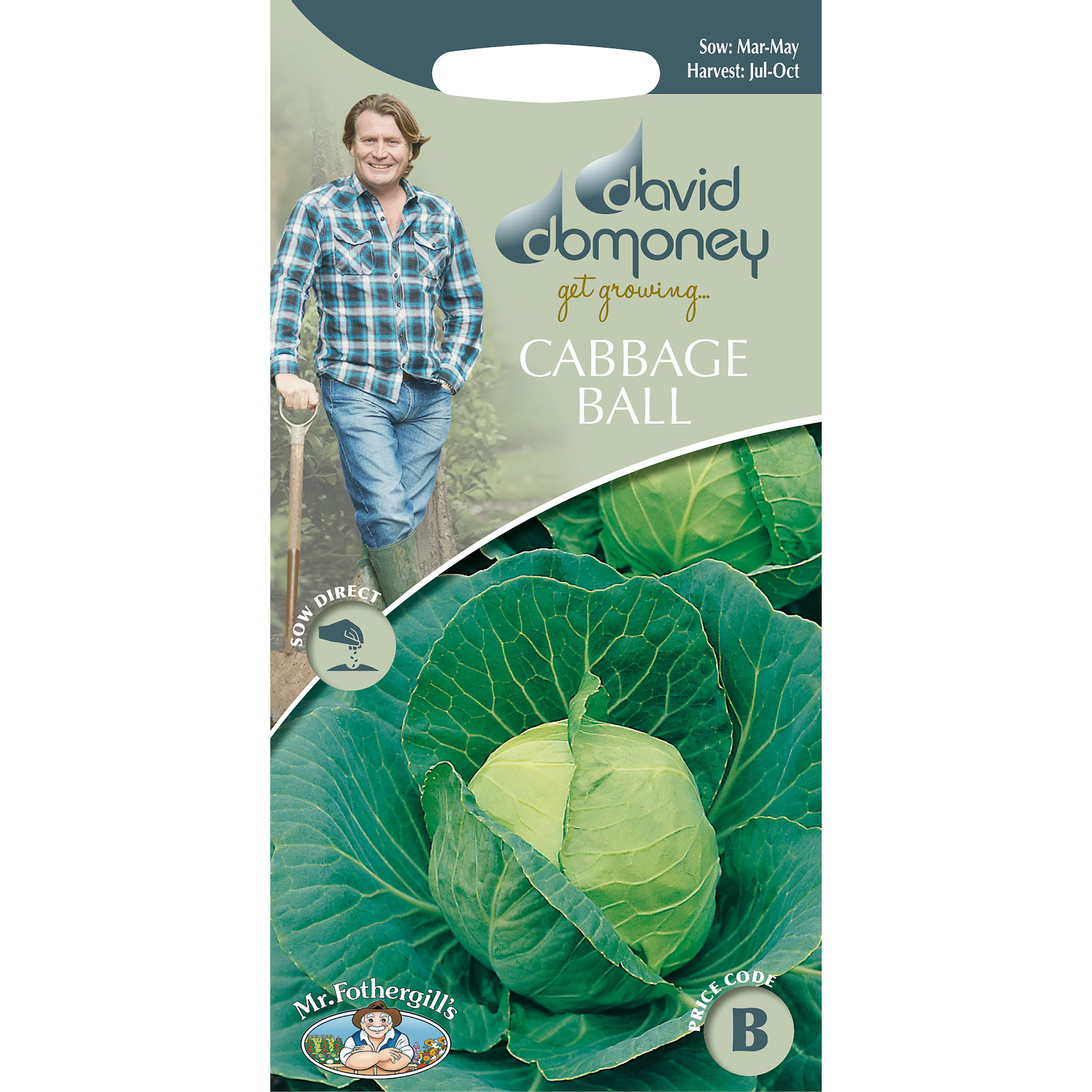 Mr FothergillsDavid Domoney Golden Acre/Primo (II) Cabbage Seeds