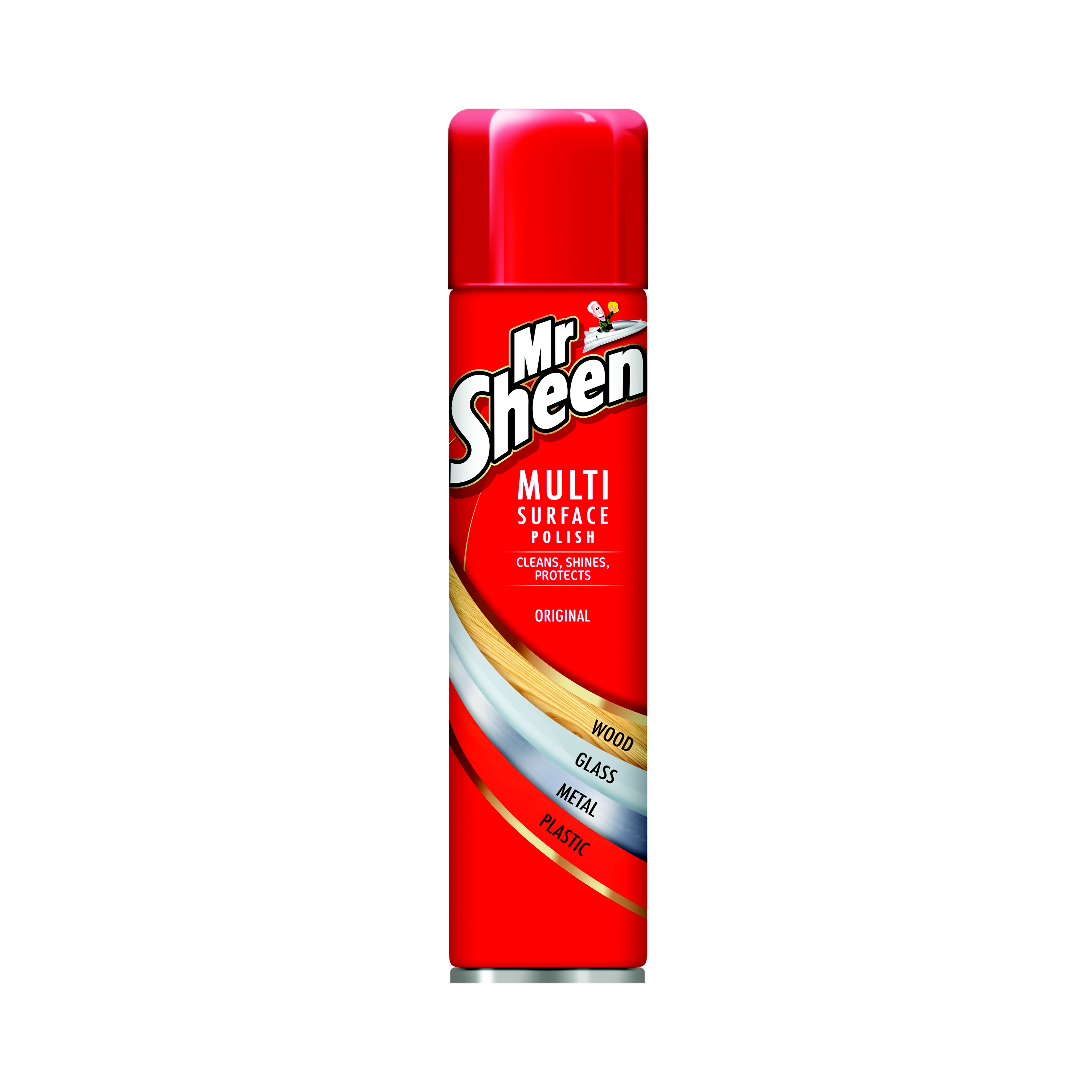 Mr Sheen Gas Wood, Glass, Metal, Plastic Multi-surface Cleaner, 250ml