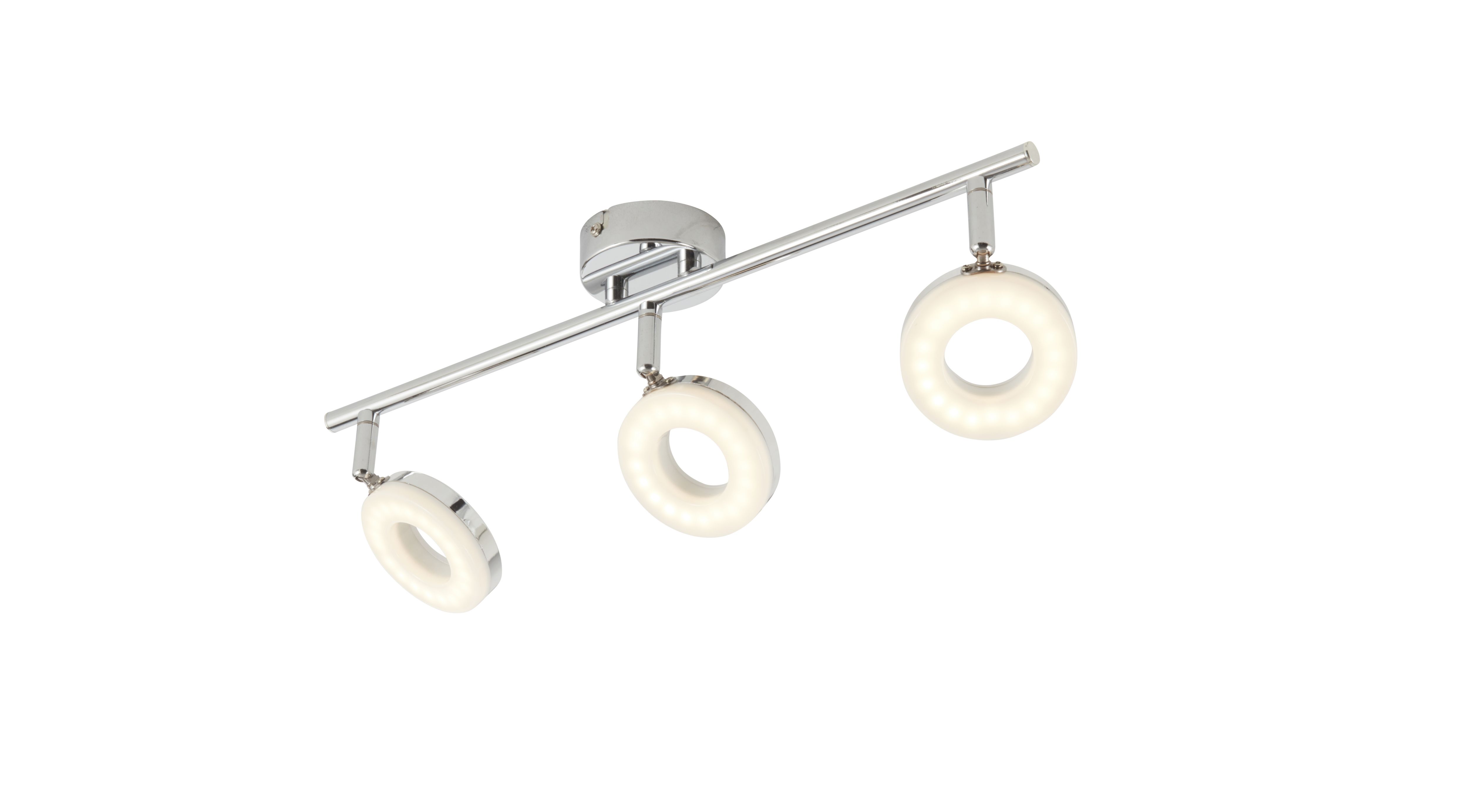Muesis Bar Gloss Chrome effect 3 Light Spotlight