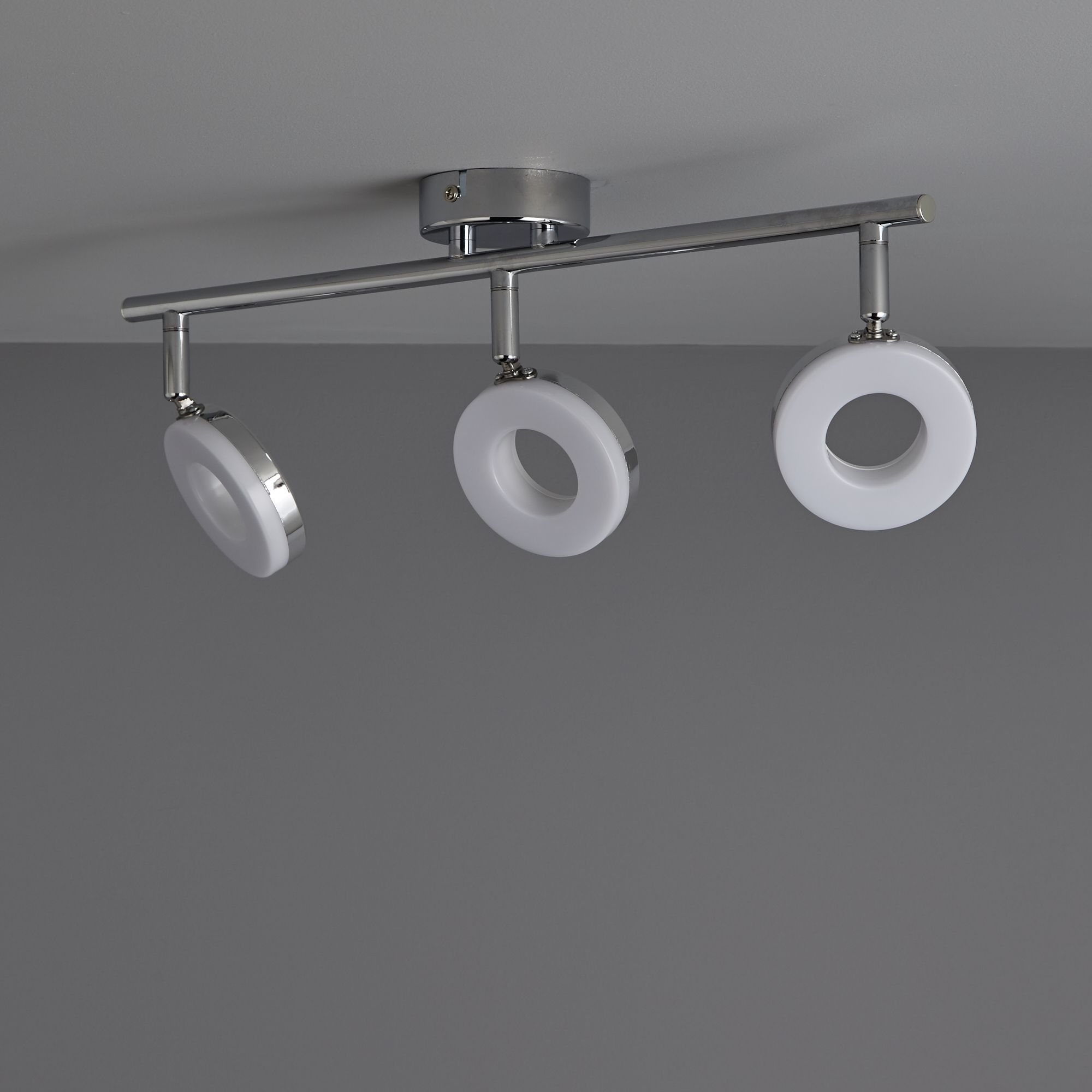 Muesis Bar Gloss Chrome effect 3 Light Spotlight