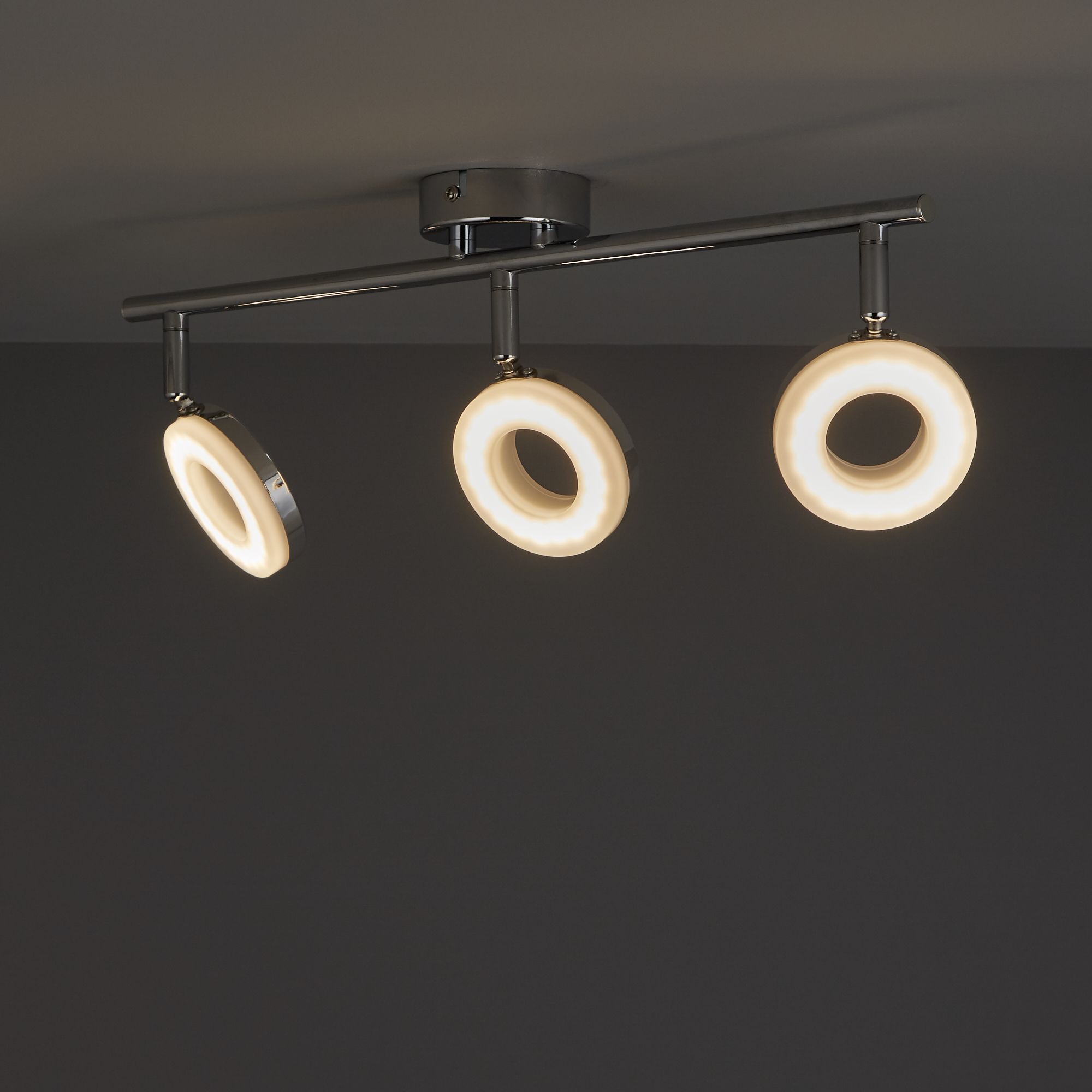 Muesis Bar Gloss Chrome effect 3 Light Spotlight
