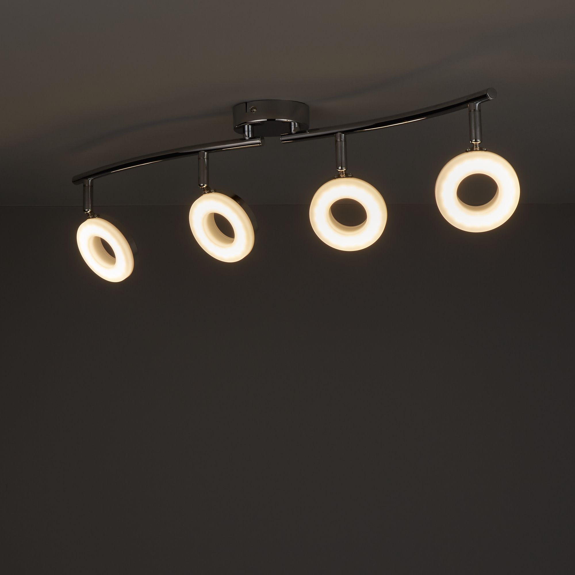 Muesis Chrome effect 4 Light Spotlight