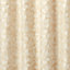 Mulgrave Beige Floral Unlined Pencil pleat Curtain (W)117cm (L)137cm, Single