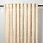 Mulgrave Beige Floral Unlined Pencil pleat Curtain (W)167cm (L)183cm, Single