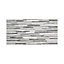 Mulligan Grey Matt Stone effect Ceramic Wall Tile, Pack of 7, (L)600mm (W)300mm