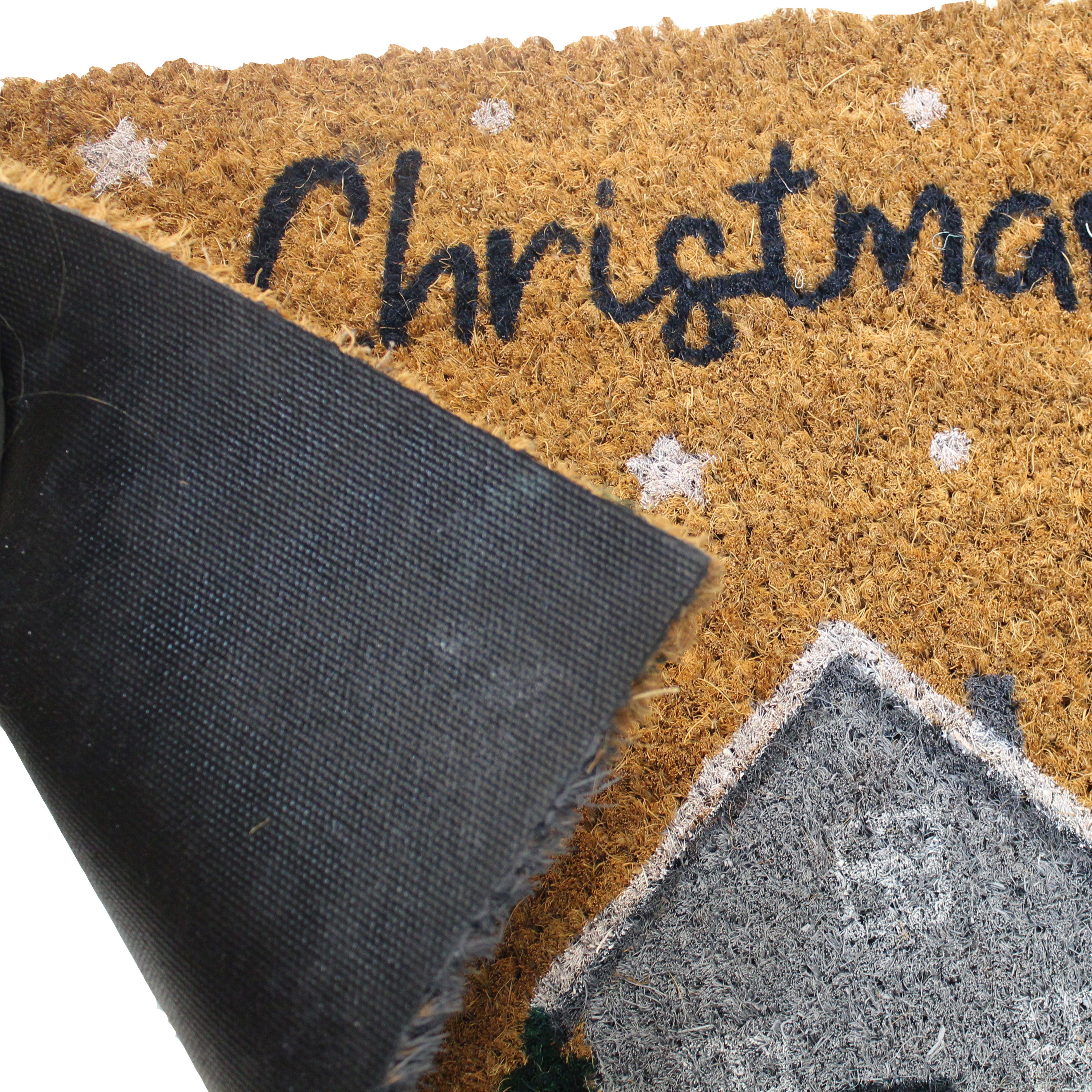 Multi Christmas Houses Door mat, 57cm x 40cm