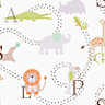 Multicolour Animal nursery Smooth Wallpaper