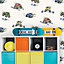 Multicolour Cars Smooth Wallpaper