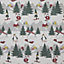 Multicolour Character scene Christmas wrapping paper 4m