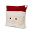 Multicolour Christmas Santa applique Cushion (L)43cm x (W)43cm