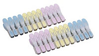 Multicolour Clothes pegs, Pack of 48