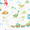 Multicolour Dinosaur Smooth Wallpaper