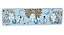 Multicolour Flower Hook rail, (L)355mm (H)15mm