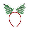 Multicolour Glitter Tree Christmas headband